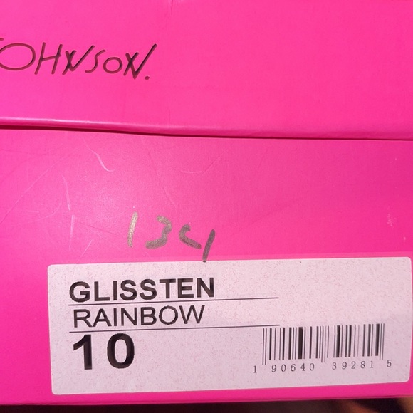 Betsy Johnson Glissten Rainbow Glitter Sandal - Picture 9 of 9